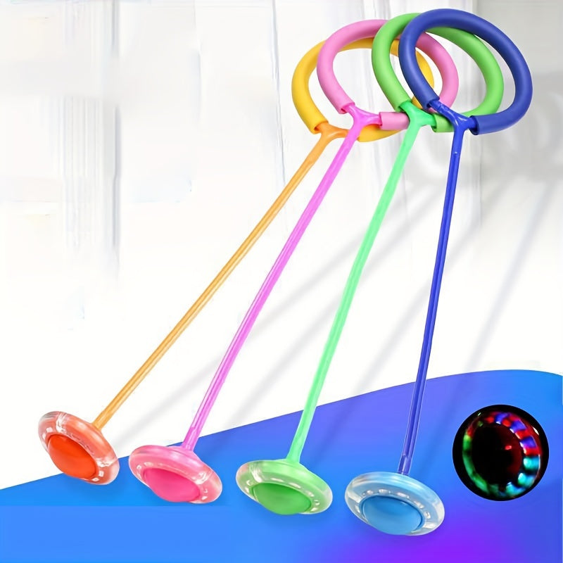 LED Flash Jumping Rope Ball - Outdoor Fun Sports Toy for Reaction Training and Swing Games