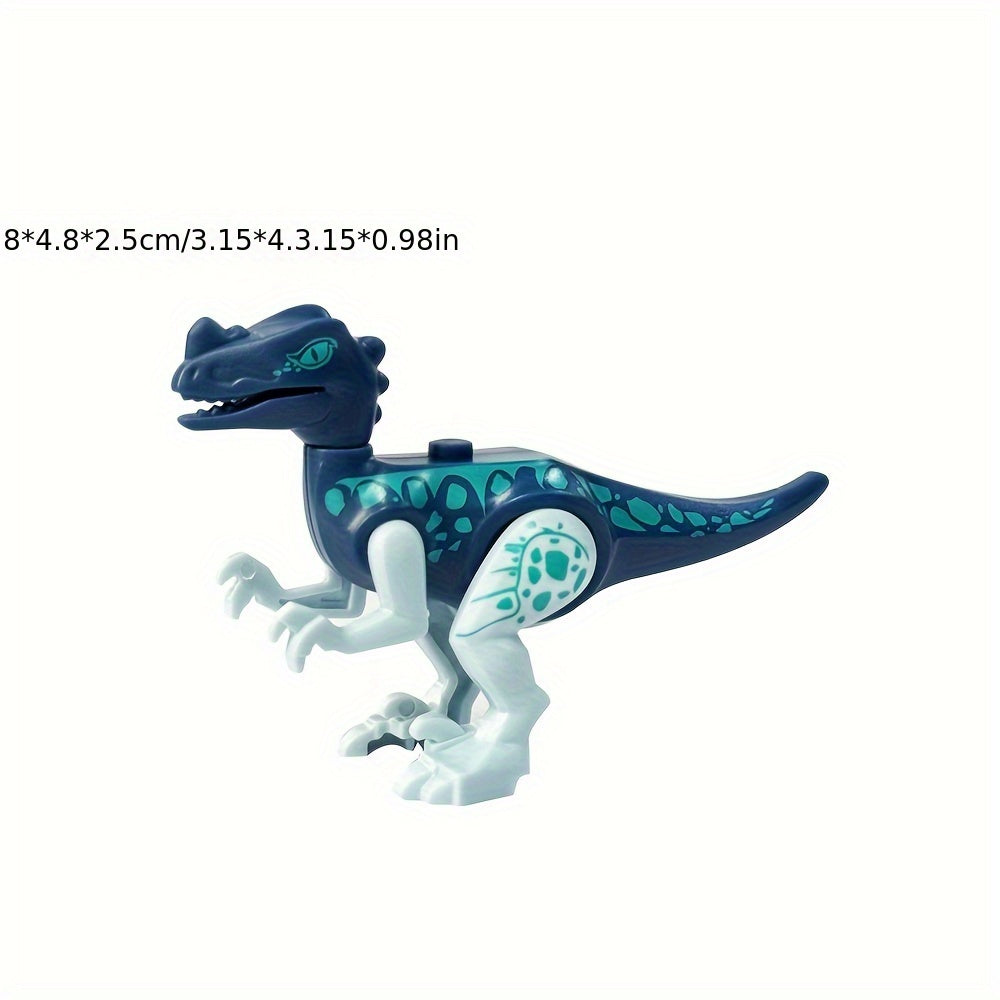 Prehistoric Creatures: Dino Building Blocks - Raptor & Pterosaur Sets - ABS Material - Animal Themed Toys - Great for Kids - Perfect for Playtime