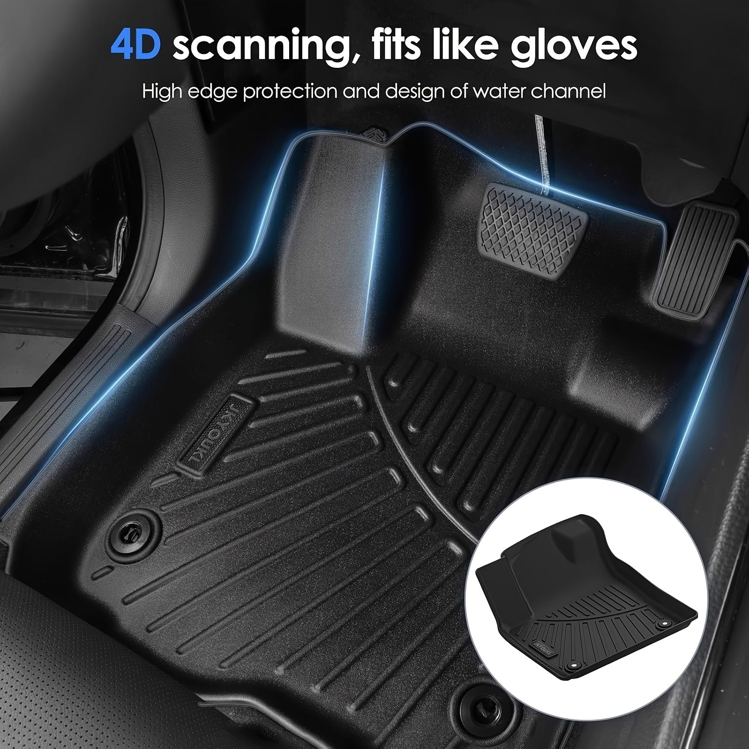 Floor Mats & Big Cargo Liners Compatible for KIA EV9 2024.