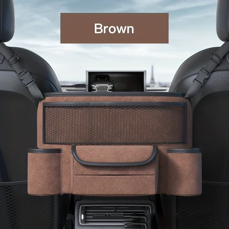 [Large Capacity Car Purse Holder] Car Handbag Holder Between Seats, Large Capacity Car Purse Holder Automotive Consoles & Organizers For Document Phone Storage Car Organizer