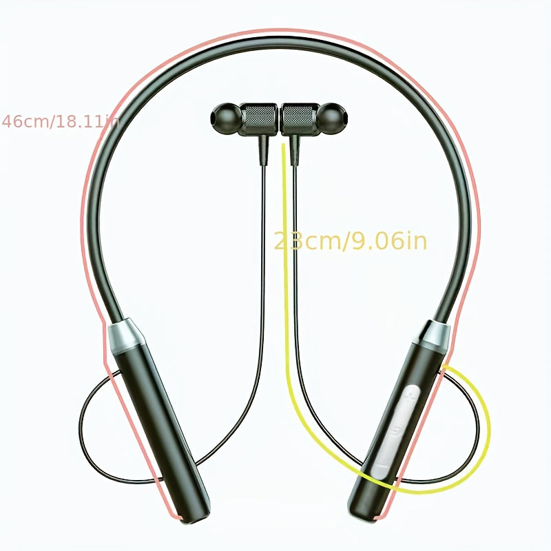 Youci new wireless neck earphone with ENC noise reduction and high-end high-quality call is suitable for sports and running driving holiday gifts.