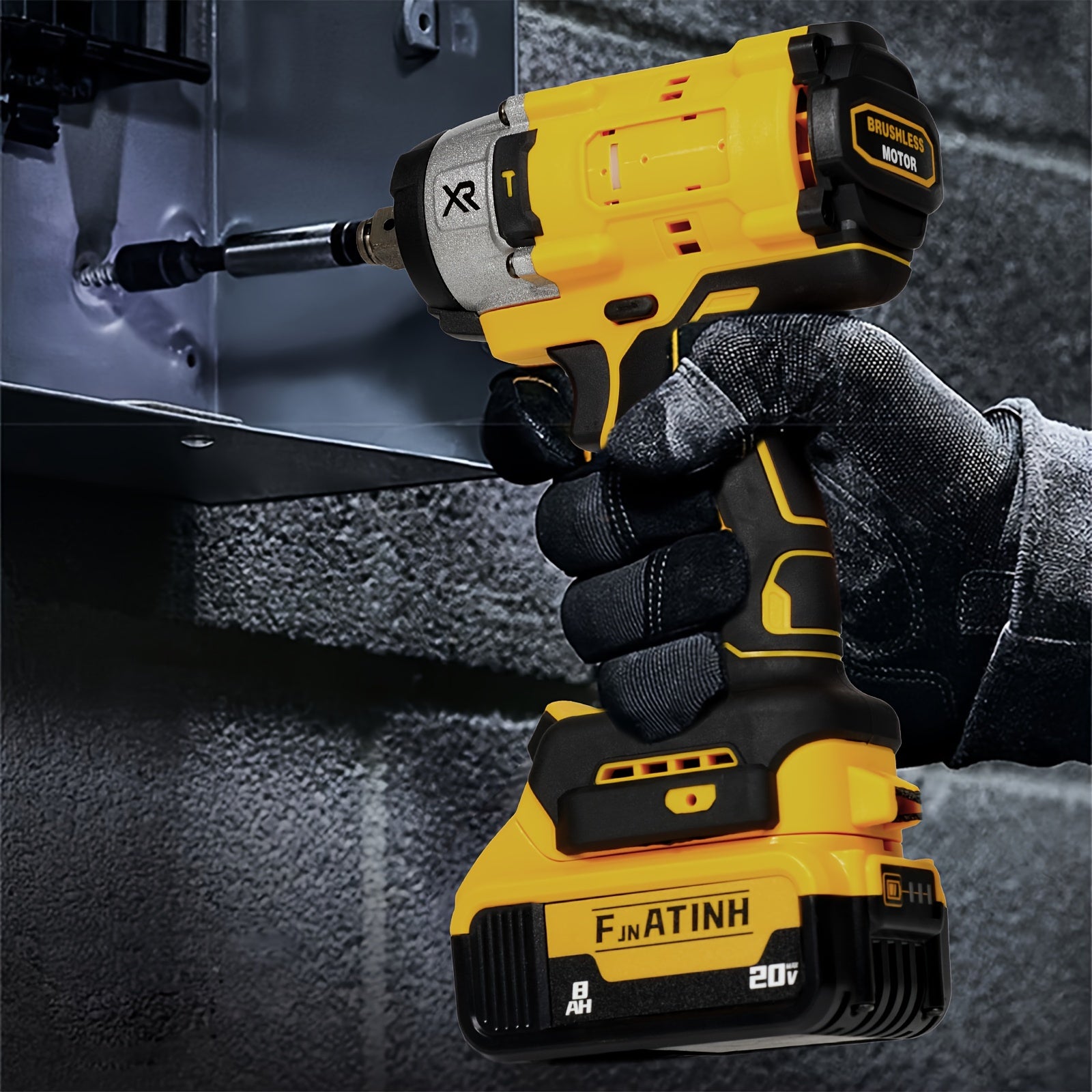 Impact Wrench High Power Impact Gun Bare Machine 430n.m-3600 Rpm-no Sharp Impact Medium Impact Driver-suitable DeWALT-3 In 1 Impact Wrench-suitable For Automotive And Home Use