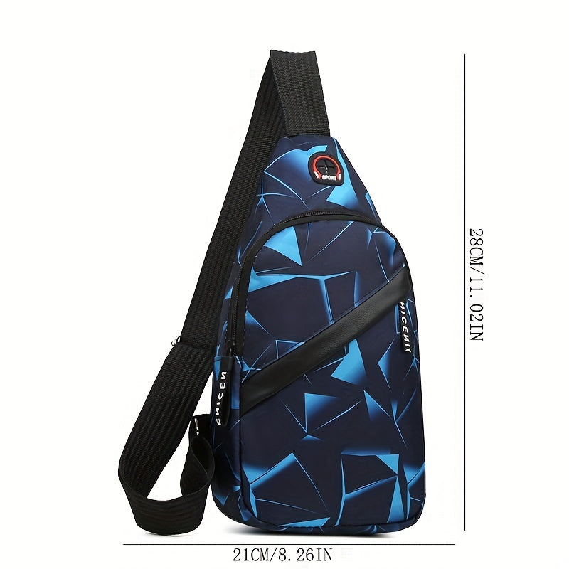 New Design Portable Practical Simple Leisure Men Sports Youth Hip Chest Bag