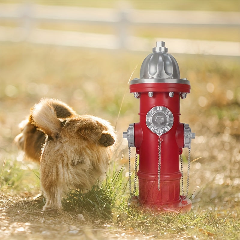 Large Fire Hydrant Resin Dog Urinal, Fire Hydrant Training Dog Toys, Outdoor Lawn Creative Ornament Outdoor Patio Forest Landscape Decoration
