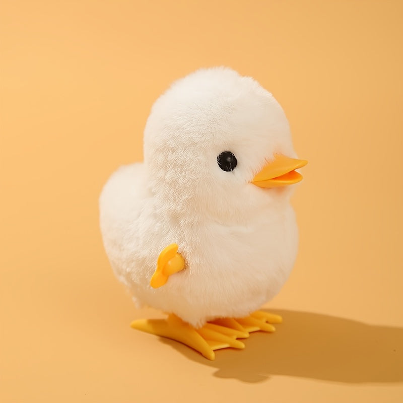 2 PCS Jumping Duck Wind-Up Toys: Novelty Chicken Hopping Windup Toy for Easter Basket Stuffers, Animals Walking Toy for Birthday Gifts & Party Favors