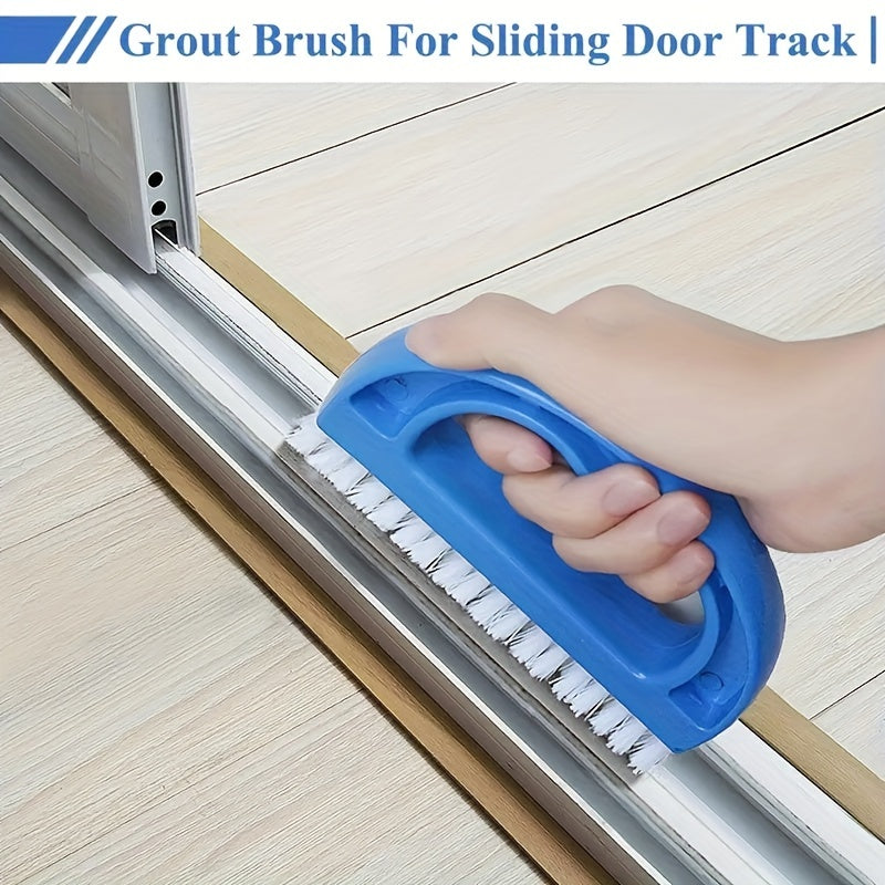 1pc, Hard Bristle Grout Cleaning Brush, Bathroom Shower Grout Cleaner, Tile Cleaning Brush, Shower Grout Scrubber Cleaning Brush For Tile, Cleaning Supplies, Cleaning Tool
