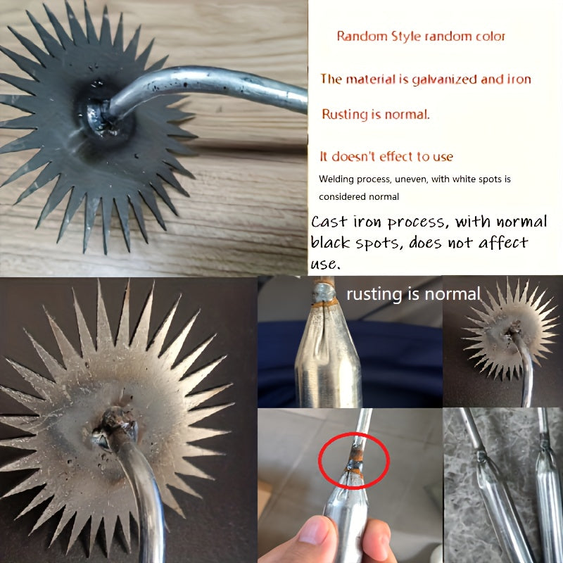 1pc Uprooting Weeding Tool, Forged Weeder Rake, Hand Weeder Tool For Gardening, Patio, Garden Path For Weeding, Soil Loosening, Digging, Hand Tool