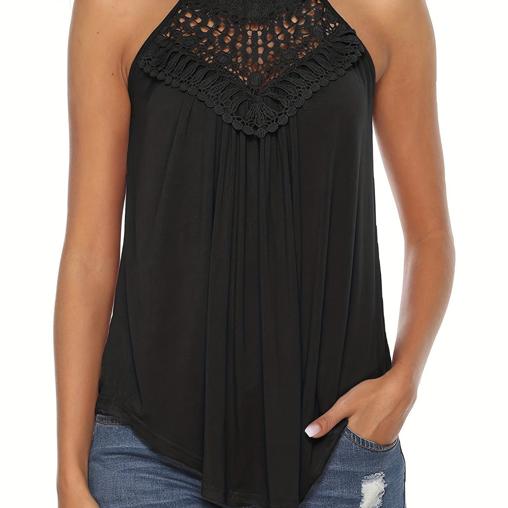 Chic Ruched Halter Neck Top - Fashionable Sleeveless Summer Wear for Women - Solid Color, Flattering Design