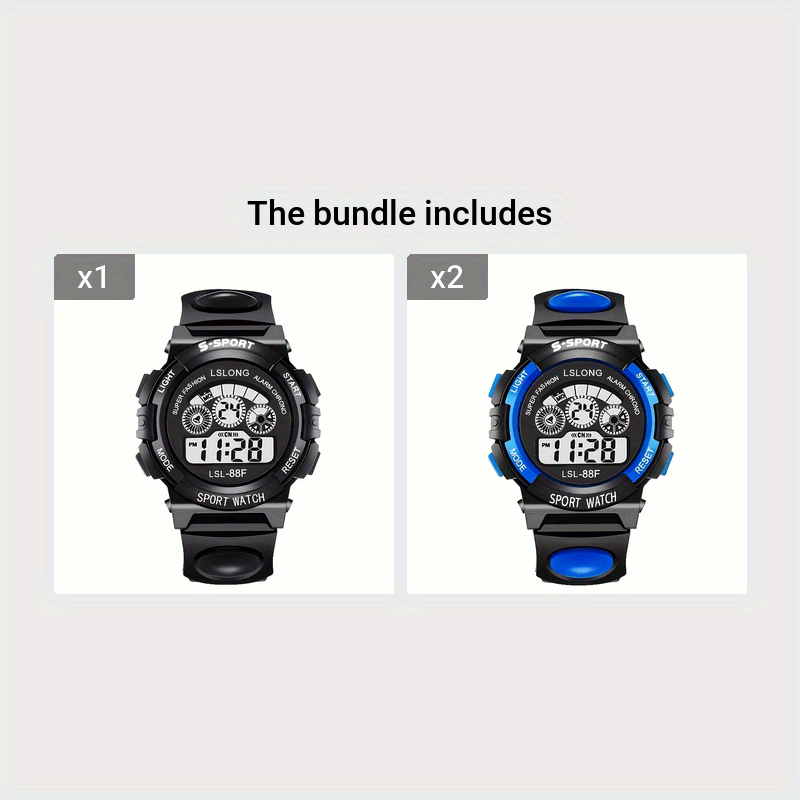 [Hot Electronic Watch] Hot Selling Electronic Multifunctional Watch - Night Light Running Sports for Primary and Secondary School Students