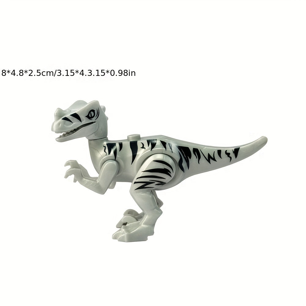Prehistoric Creatures: Dino Building Blocks - Raptor & Pterosaur Sets - ABS Material - Animal Themed Toys - Great for Kids - Perfect for Playtime