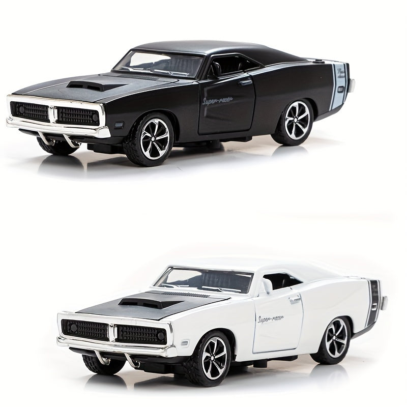 Simulation 1: 32 Alloy Sports Car Model Children's Toy Car Accessories Return Car Openable Die Casting Model Christmas, Halloween, Thanksgiving gifts