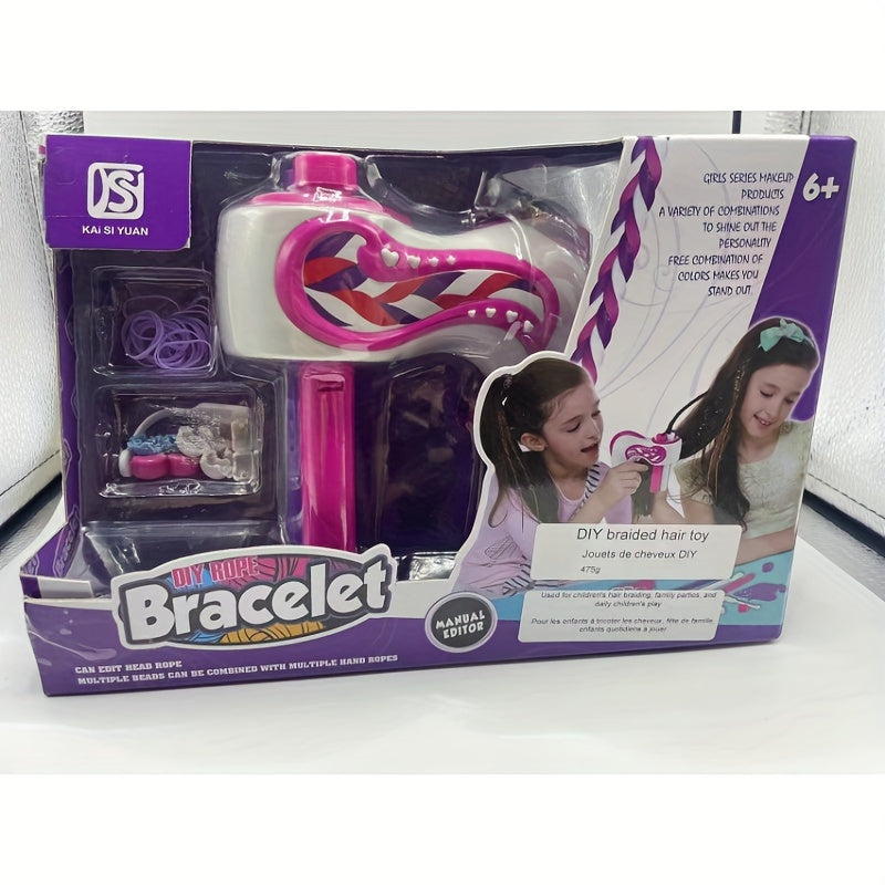 Fully Automatic 3-Strand Hair Braider for Girls: Makeup and Hair Accessories, Hair Tying and Braiding Tools, Household Toys and Toys