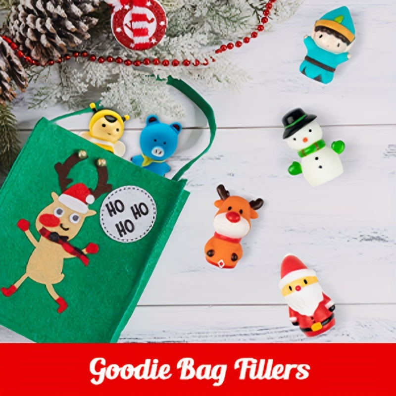 Vanmor 24-Day Christmas Advent Calendar - Finger Puppets, Toys & Fillers For Kids