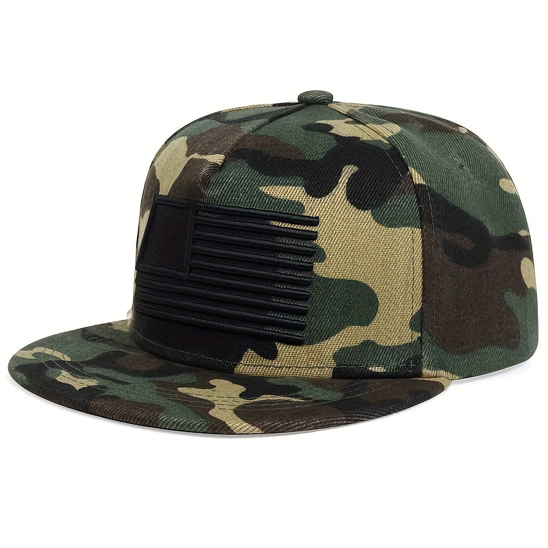 1pc Men's American Flag Baseball Cap, Hats For Outdoor Sports, Men's Hats