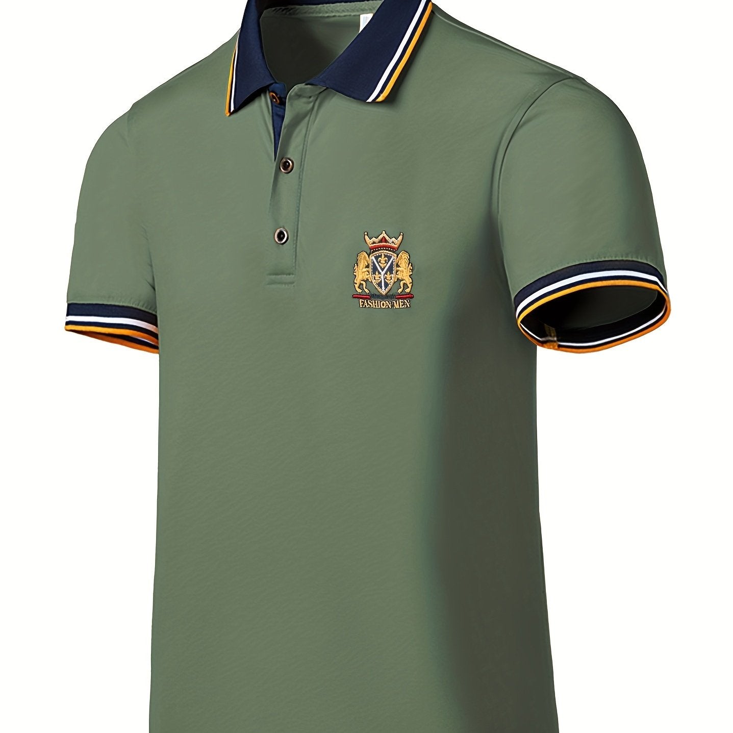 [Vibrant Red Casual Shirt]  Short Sleeve Summer Shirt Breathable Fabric for Casual & Semi-Formal