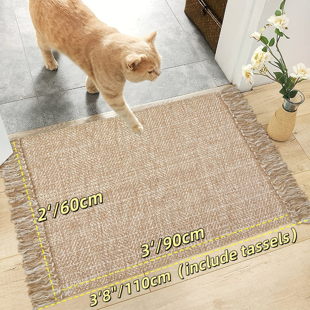 Washable Runner Rug 2x6 Ft Woven Runners For Hallways Farmhouse Kitchen Rug Natural Brown Braided Entryway Runner Rugs Floor Carpet Runners For Indoor Foyer Bedroom Laundry