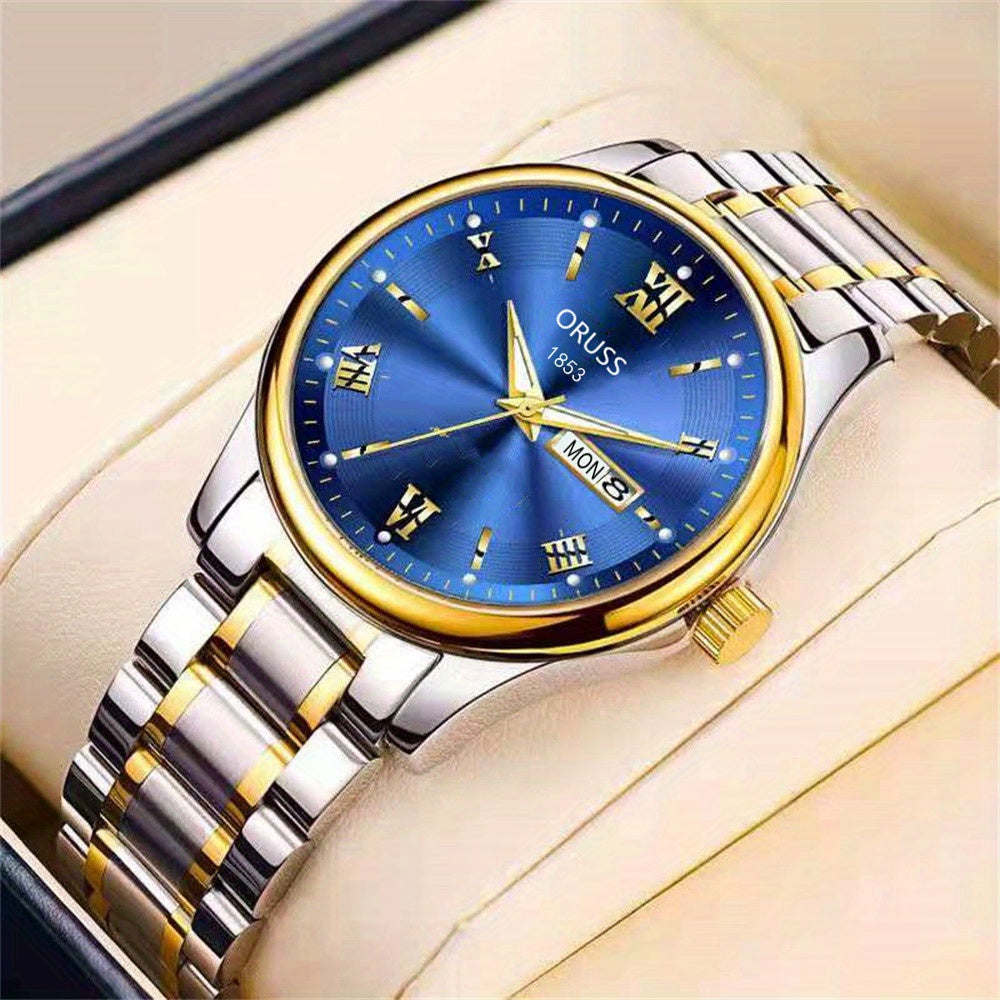 Classis Men's Watch Waterproof Luminous Durable Business Sports Wrist Watch, Ideal choice for Gifts