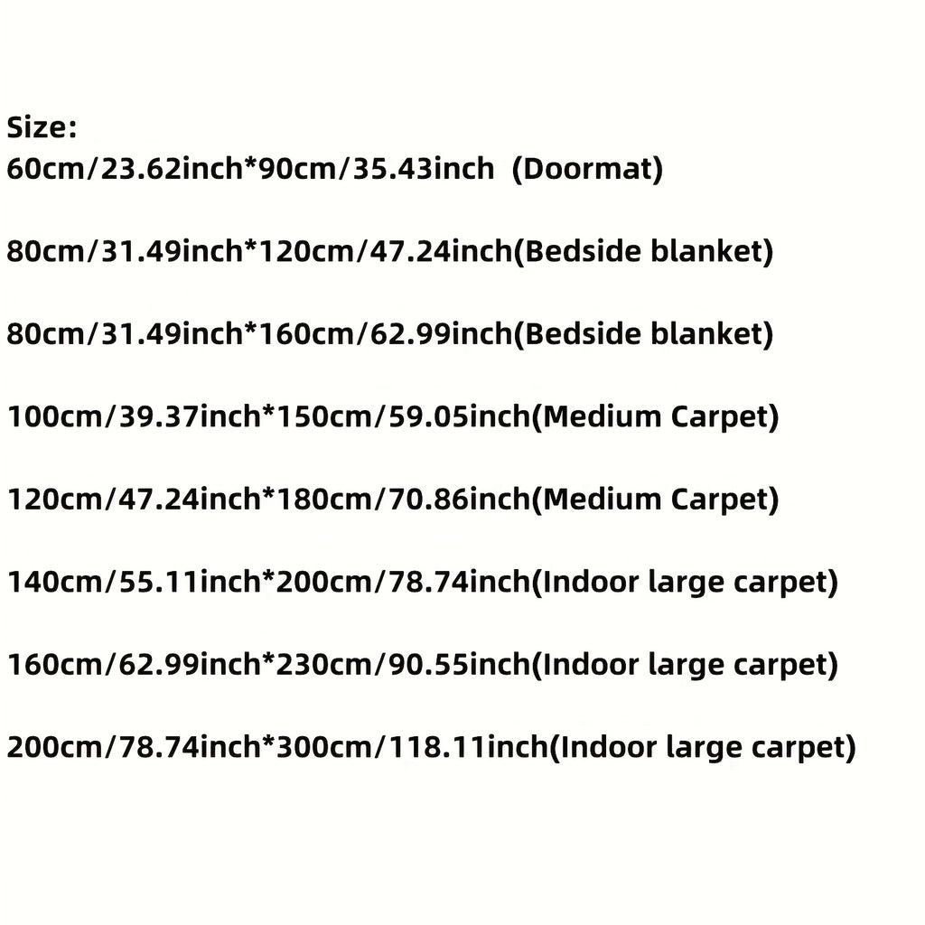 Large Bohemian Floral Velvet Mat with Non-Slip Backing & Shedding-Resistant - Machine-Washable Modern Mat for Living Room, Bedroom, Kitchen, Office - 100% Polyester Durable Floor Mat, Rugs for Living Room, Decorative Pattern,