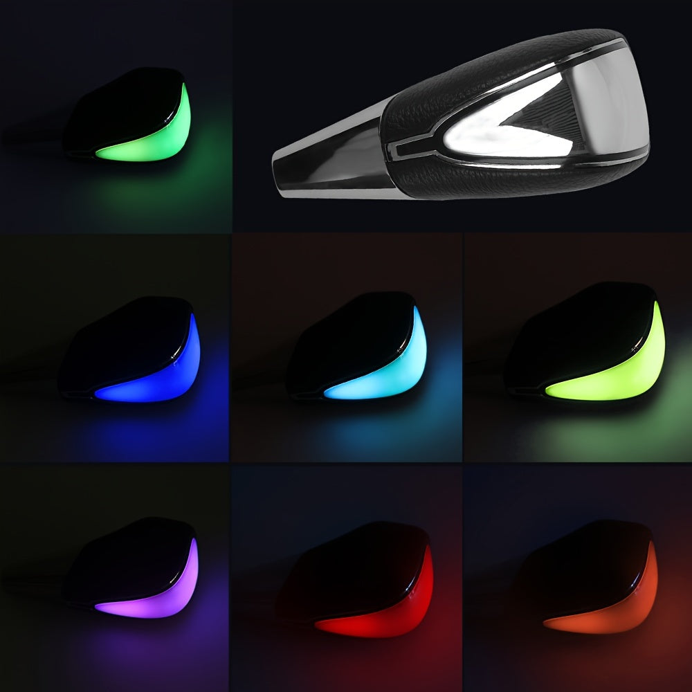 7 Colors LED Illuminated Gear Shift Knob Stylish Traditional Design For Enhanced Control Nighttime Glow Cool Automotive Upgrade For Your Car