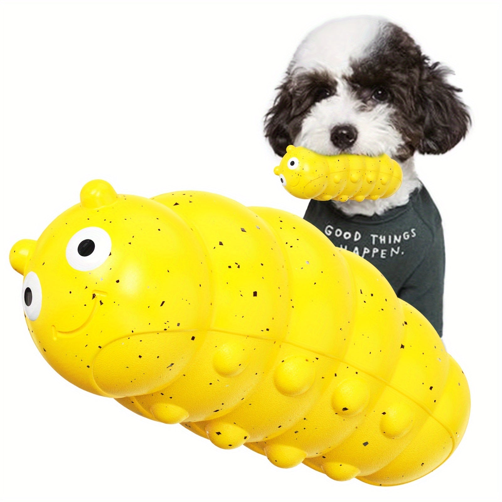 Dog Chew Toys for Aggressive Chewers Tough Enduring Squeaky Interactive Puppy Fun Teeth Toothbrush Doggie Toy for Small Medium Large Dogs Breed Birthday Gift