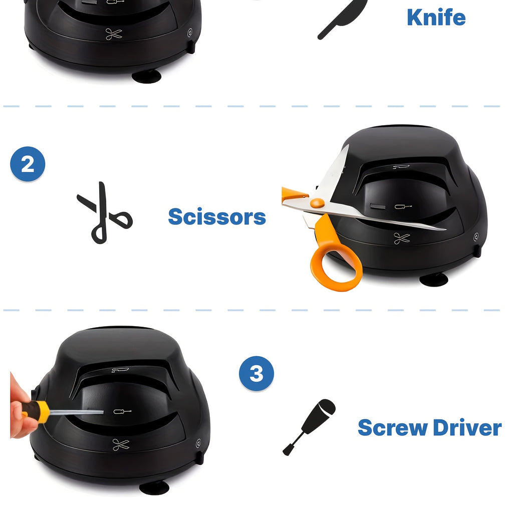 [Professional Knife Sharpener] WANVOAPLS Professional Electric Knife Sharpener
