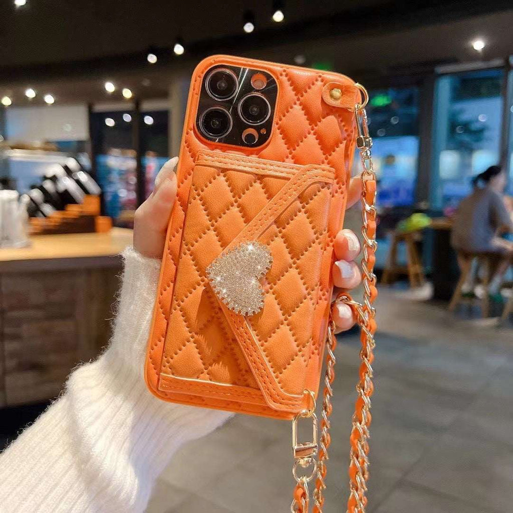 RAMODO Love Diamond Messenger Phone Case