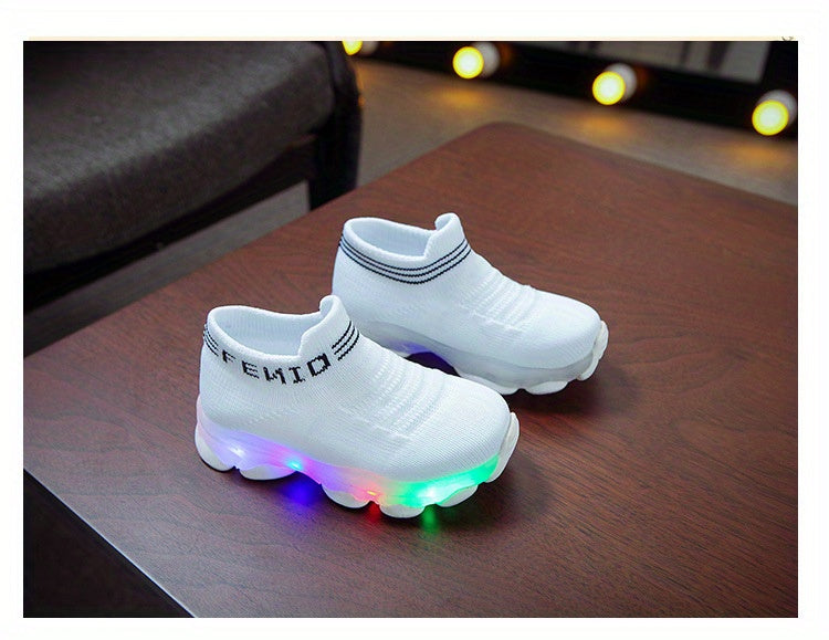 [Casual Sports Shoes] Breathable Lightweight Dual-Color Gradient Canvas Shoes | Boys' and Girls' Casual Sports Shoes for Students, White