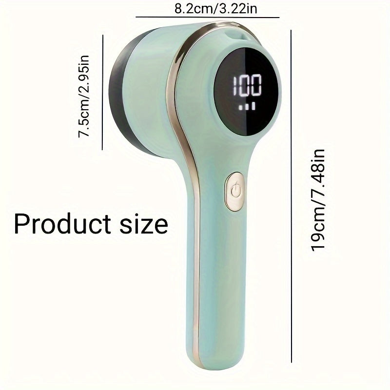 Rechargeable Fabric Shaver - Electric Lint Remover for Clothes, Sweaters, and Plush Toys with Safe Mesh Protection and Portable Design