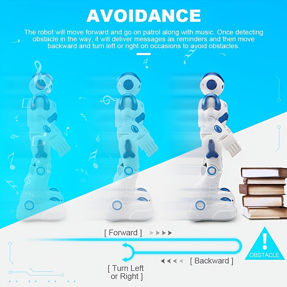 RC Robot Toys for Kids, Remote Control Robot Toys with Gesture & Sensing Programmable Dancing, Walking, Singing, Rechargeable Intelligent Robot, for 8 Age+ Year Old Birthday