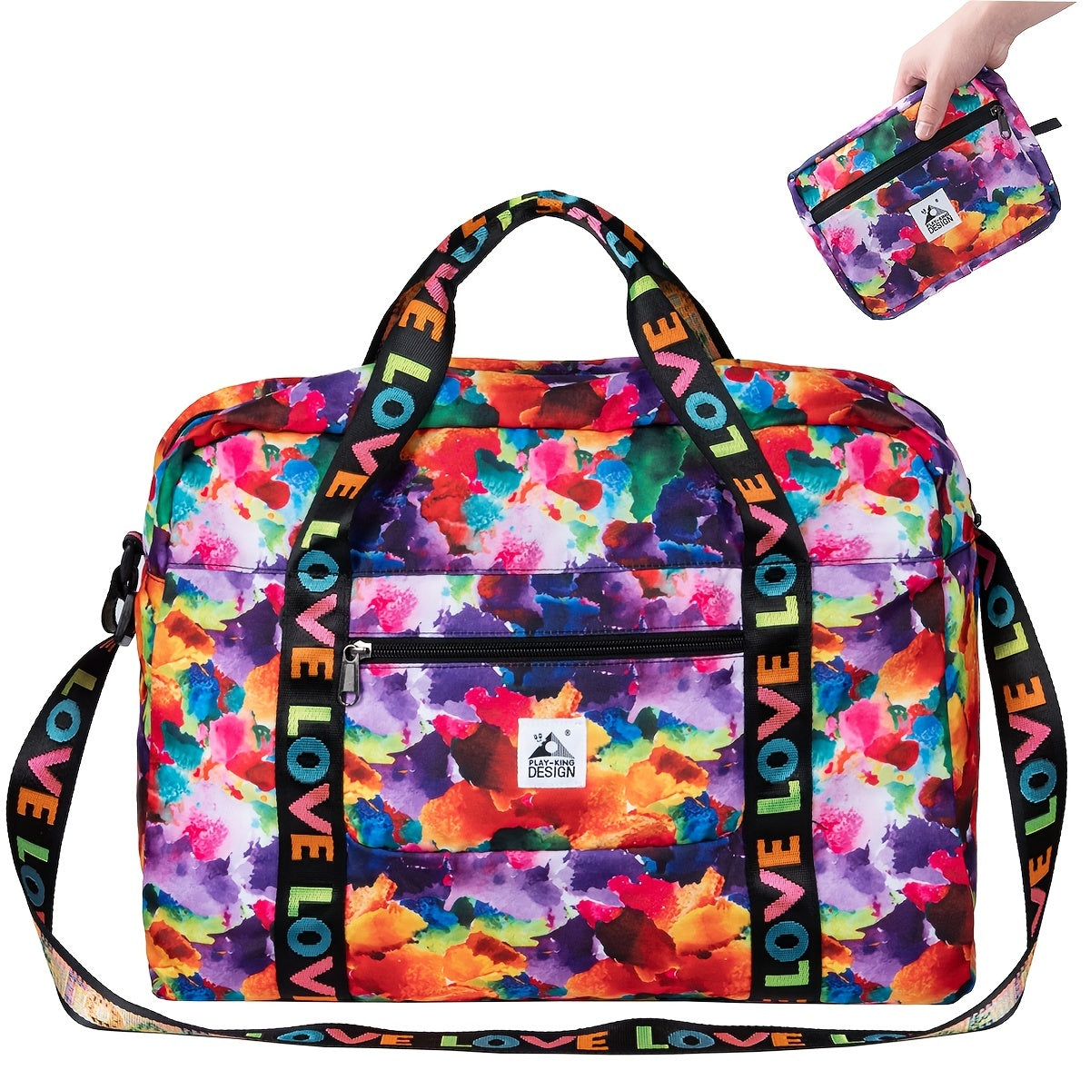 [PLAY-KING Duffel Bag] PLAY-KING Large Capacity Durable Polyester Duffel Bag |