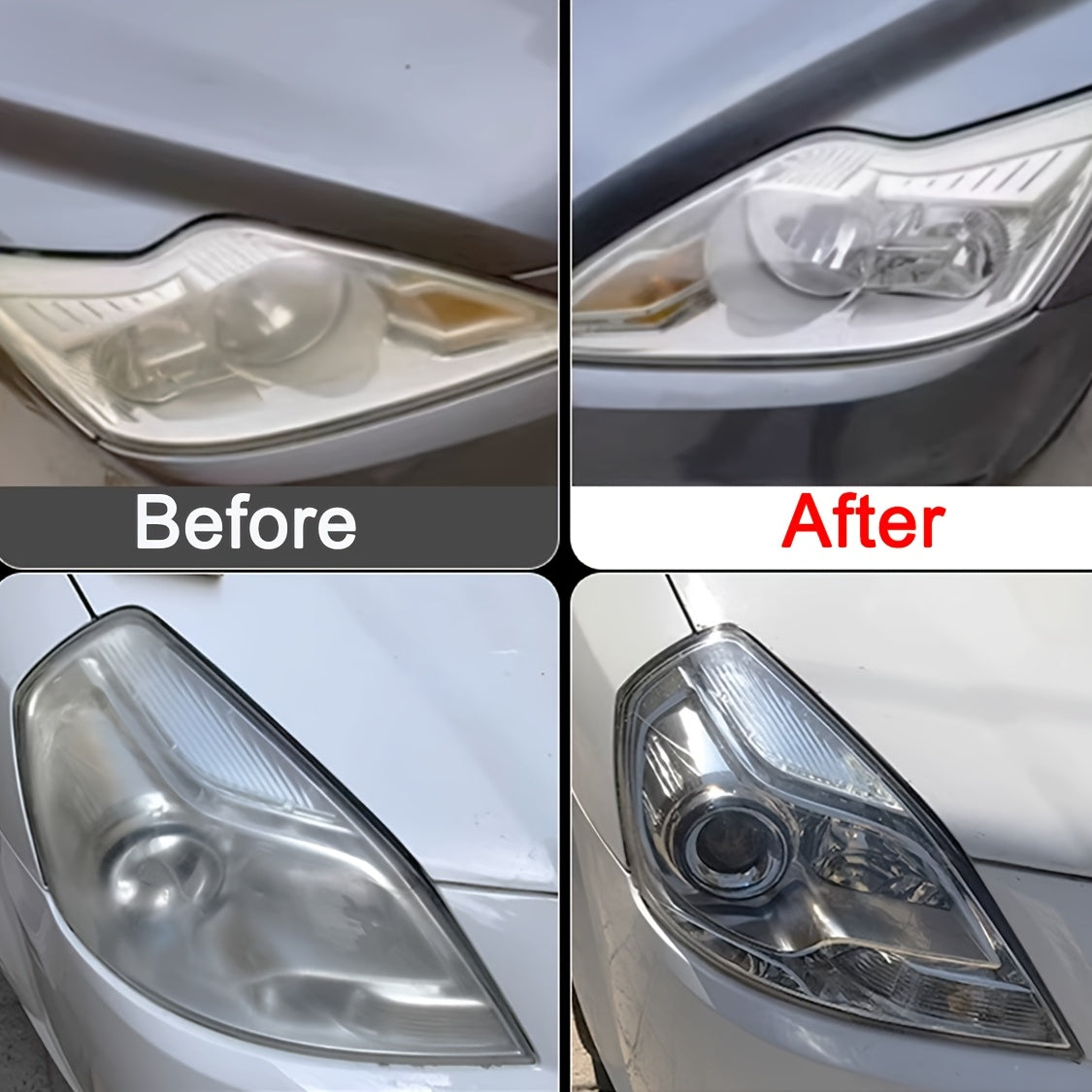 8.5oz Car Headlight Restoration Fluid Automotive Headlight Oxidation Yellowing Scratches Blurring Enhancement Crystal Plating Coating Refurbishment Agent