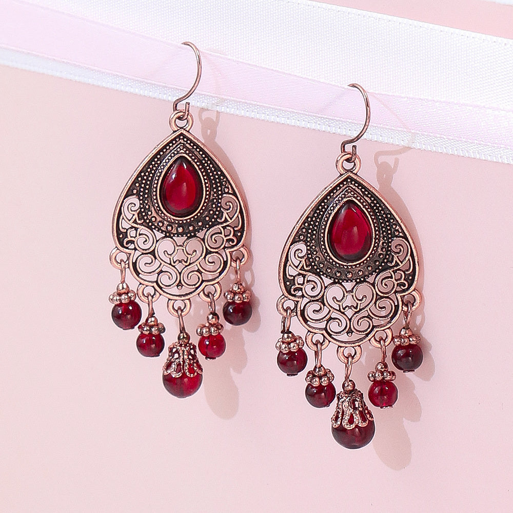 1 Pair/4 Pairs Vintage Style Women's Pendant  Tassel Earrings