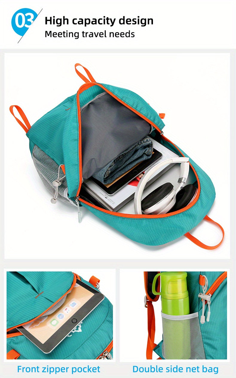 18L Outdoor Sports Backpack Ultra-light Large Capacity Folding Backpack Mountaineering