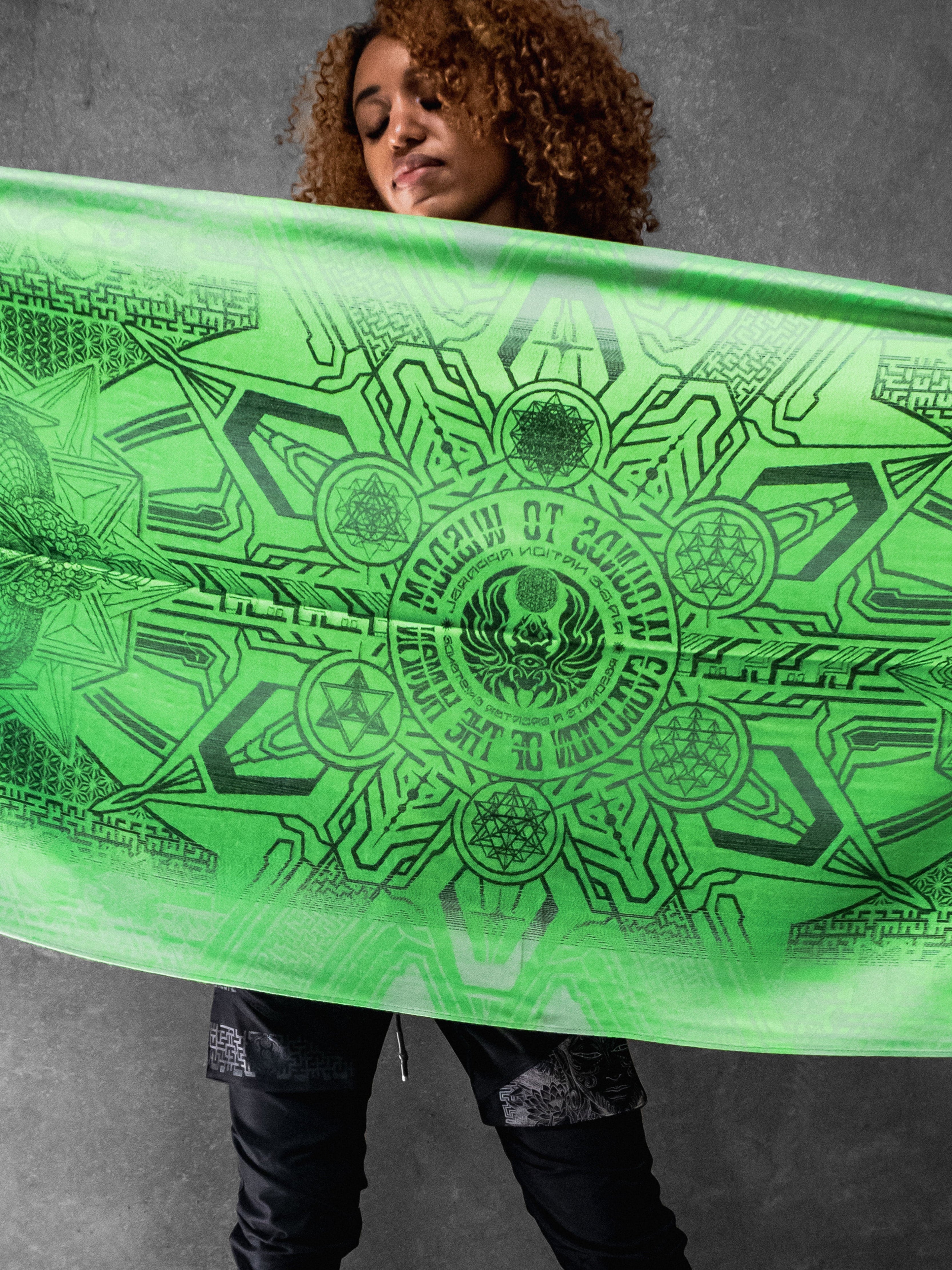 WOUNDS TO WISDOM ✦  UV Gradient Festival Shawl