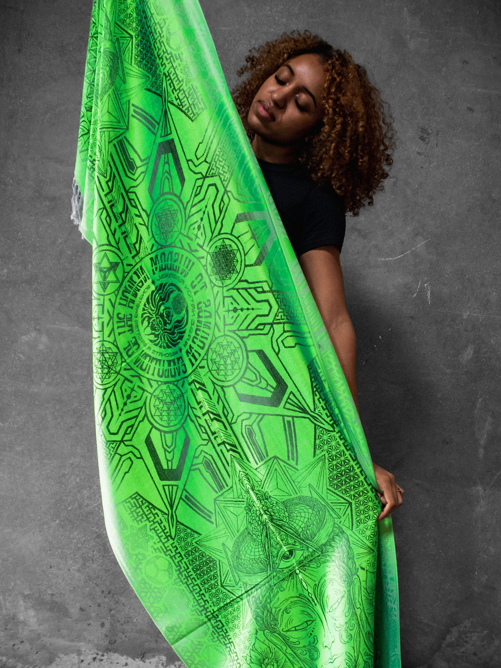 WOUNDS TO WISDOM ✦  UV Gradient Festival Shawl