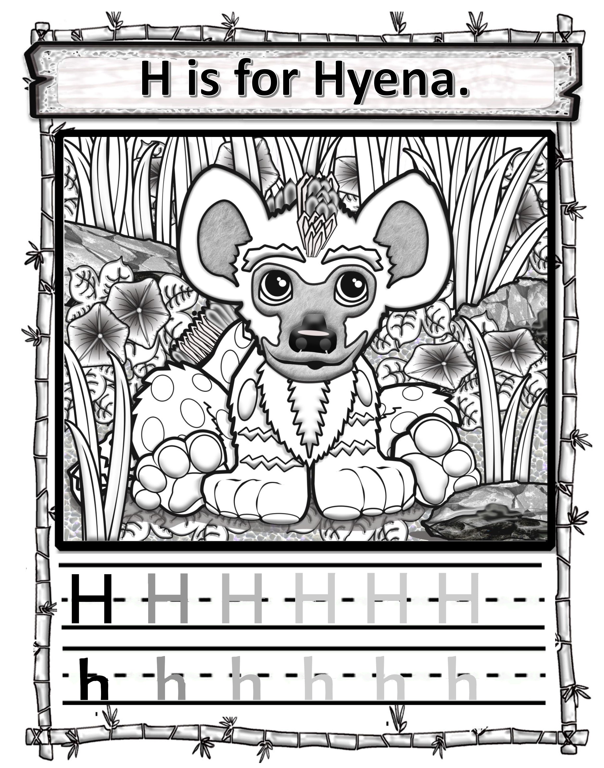 A-Z  Baby Animal Coloring & Alphabet Pages PDF IMMEDIATE DOWNLOAD!