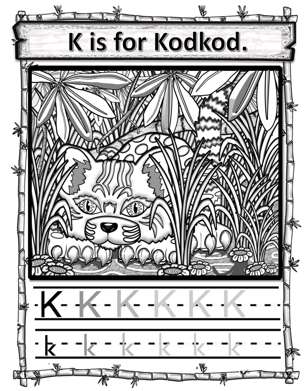 A-Z  Baby Animal Coloring & Alphabet Pages PDF IMMEDIATE DOWNLOAD!
