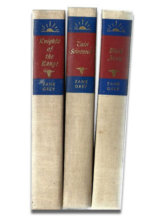 3-zane-grey-books-knights-of-the-range-twin-sombreros-black-mesa-hc-l-28