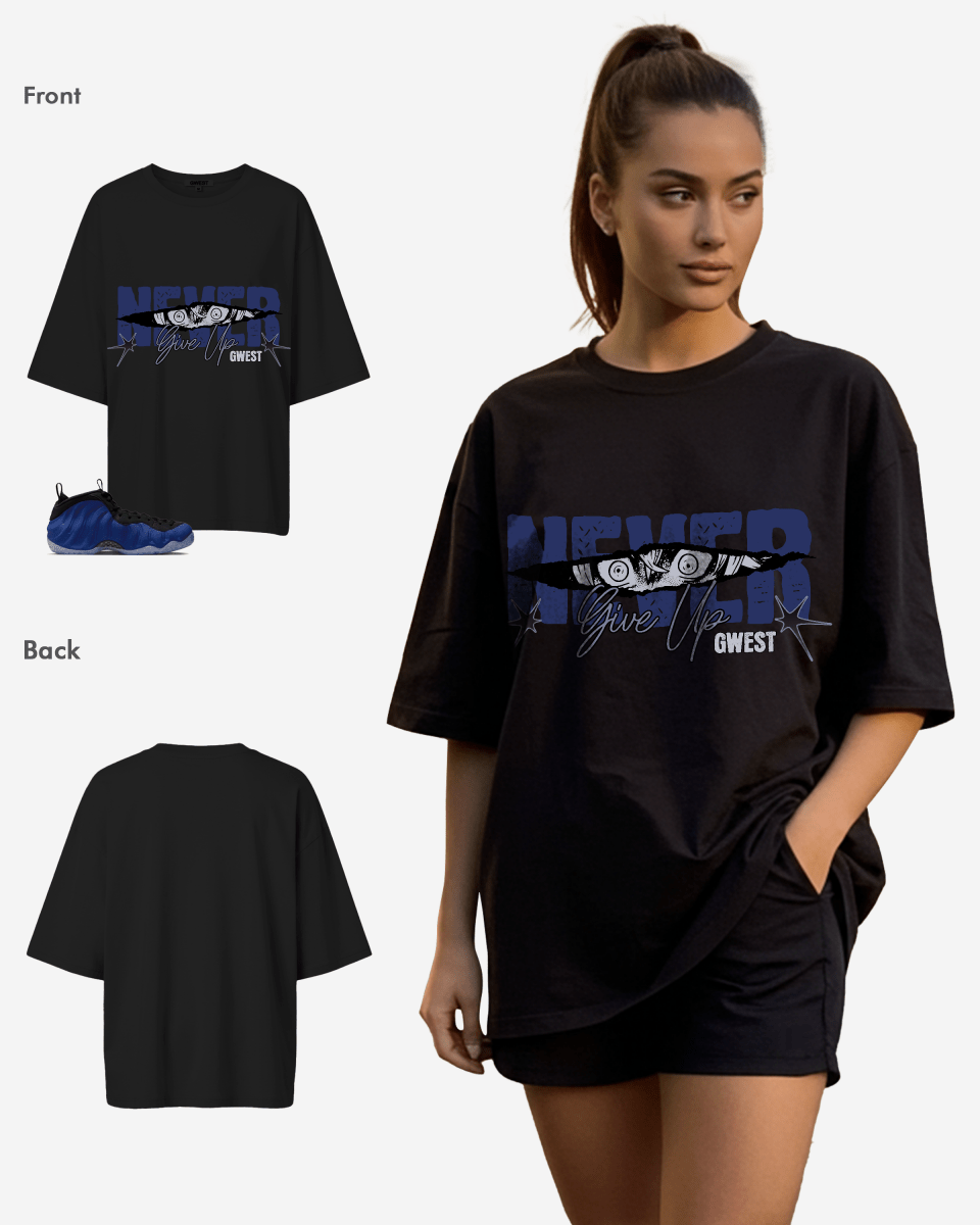 G West Never Give Up Oversized Women's T-Shirt