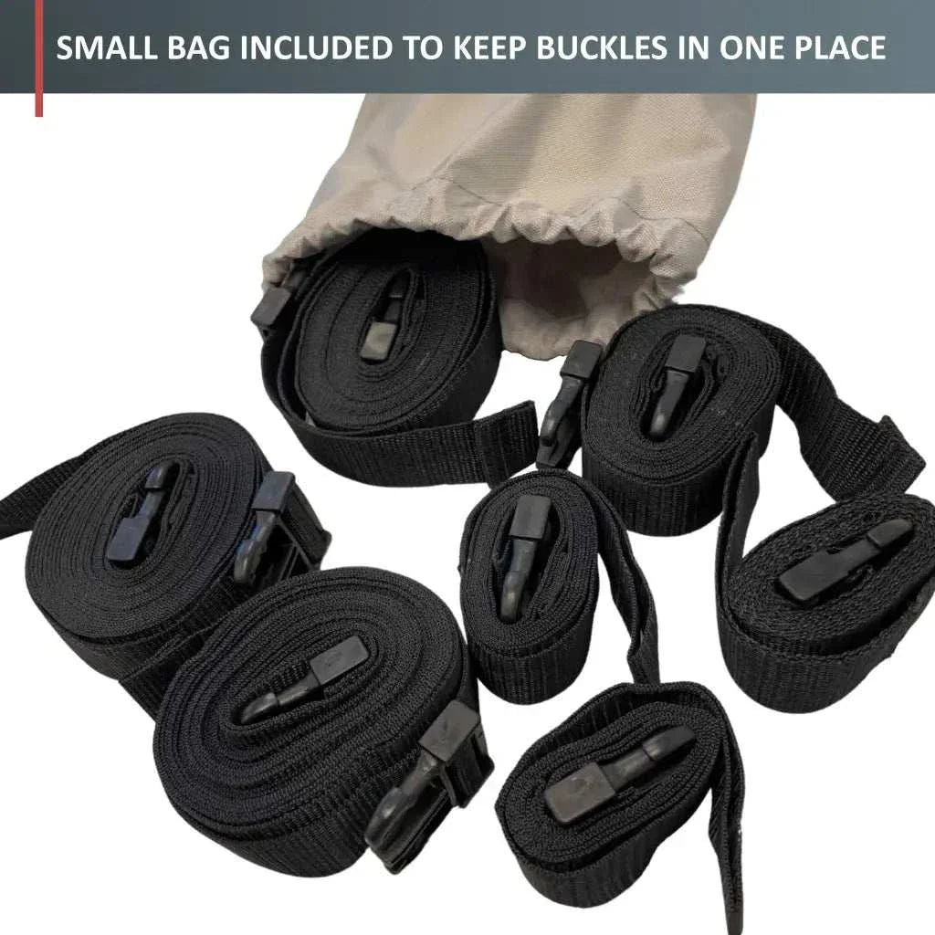 Premium 600 Denier Boat Cover Size C, fits 16ft to 18.5ft Boats