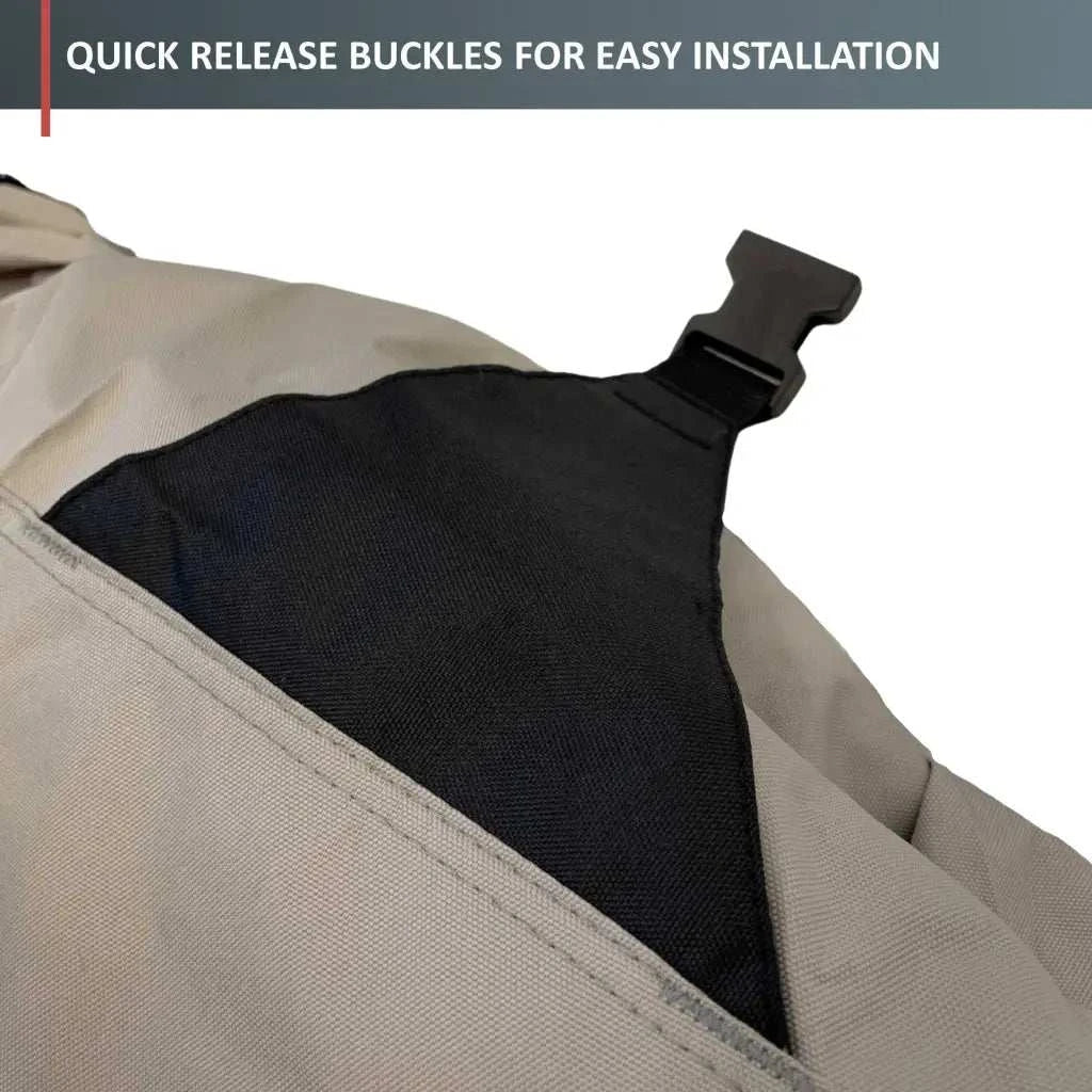 Premium 600 Denier Boat Cover Size C, fits 16ft to 18.5ft Boats