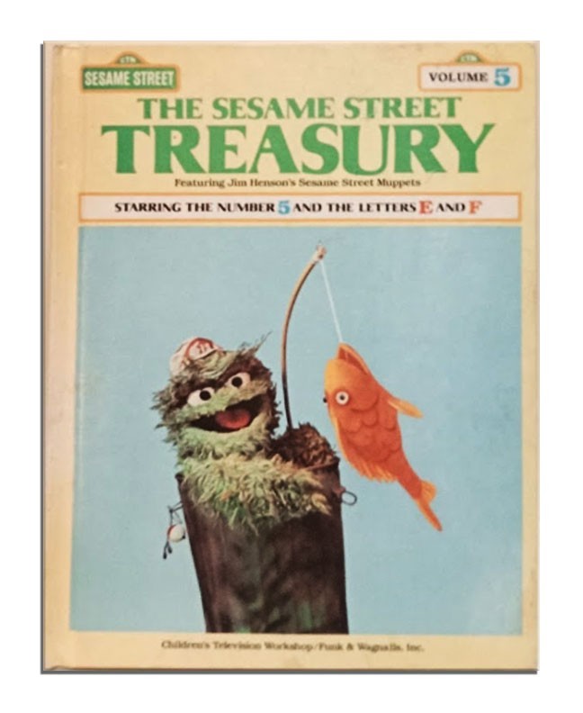 The Sesame Street Treasury Volume 5 Hardcover 1983   b35