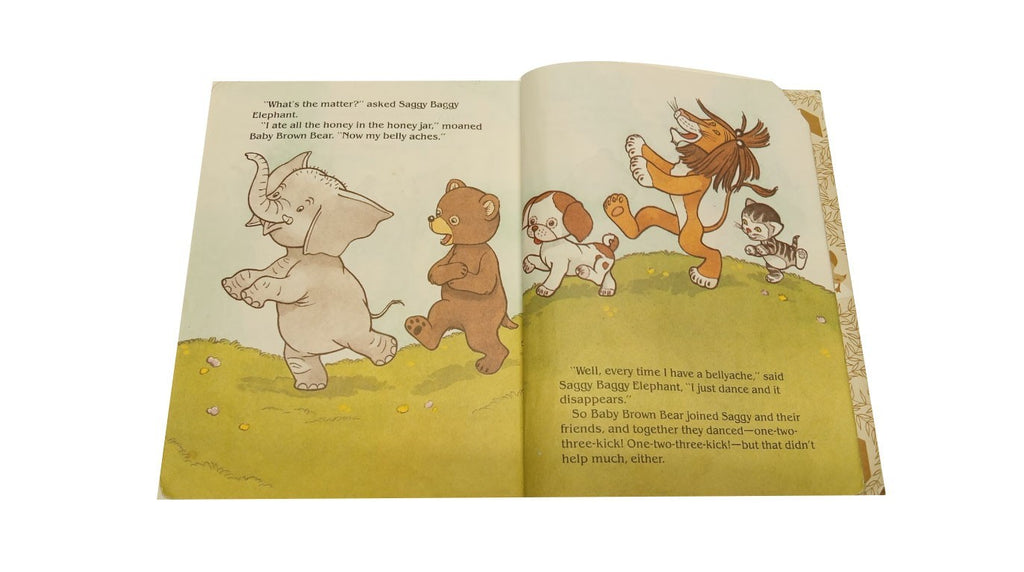 Baby Brown Bears Big Bellyache Little Golden Book By Eugene Bradley Coco b34