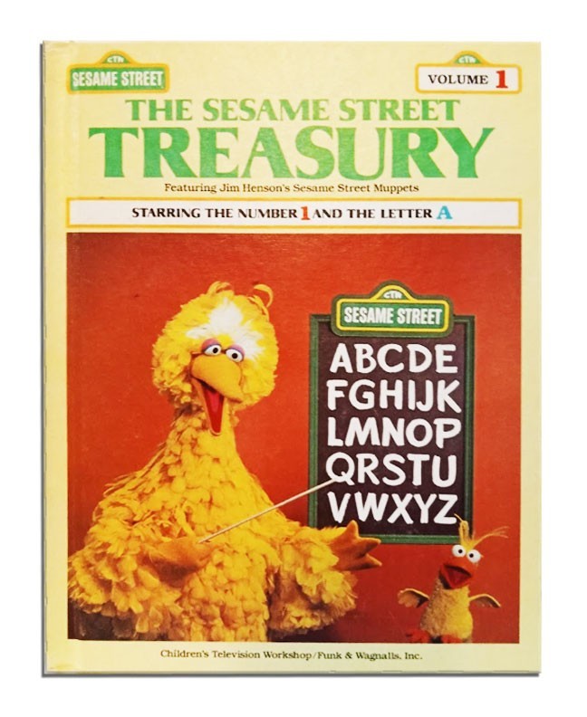 The Sesame Street Treasury Volume 1 Hardcover 1983   b35