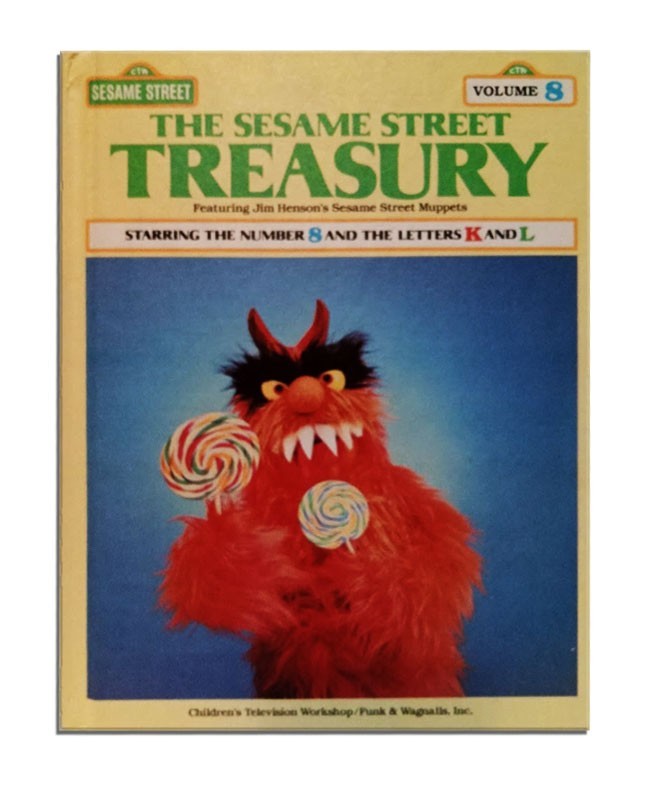The Sesame Street Treasury Volume 8 Hardcover 1983   b35