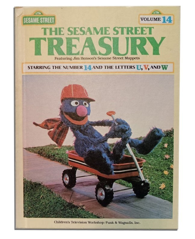 The Sesame Street Treasury Volume 14 Hardcover 1983   b35