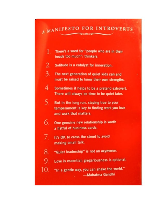 Quiet: The Power of Introverts in a World That Can't Stop Talking by Cain, b34