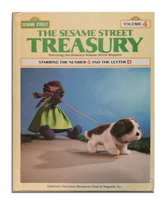 The Sesame Street Treasury Volume 4 Hardcover 1983   b35