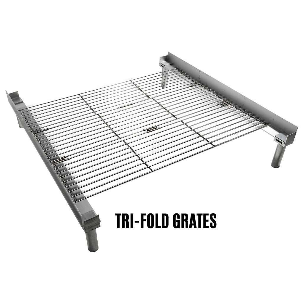 Pop-Up Fire Pit Grill Grate