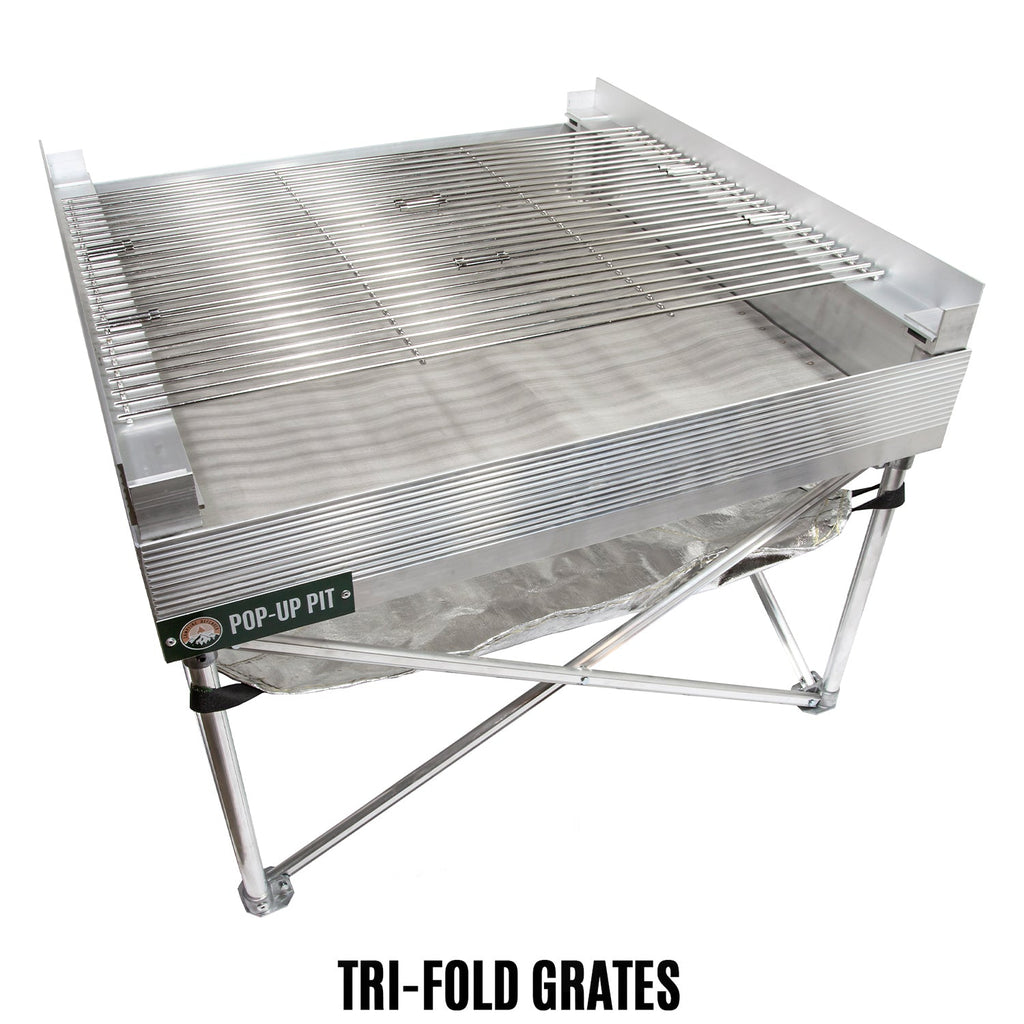 Pop-Up Fire Pit Grill Grate